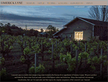 Tablet Screenshot of limericklanewines.com
